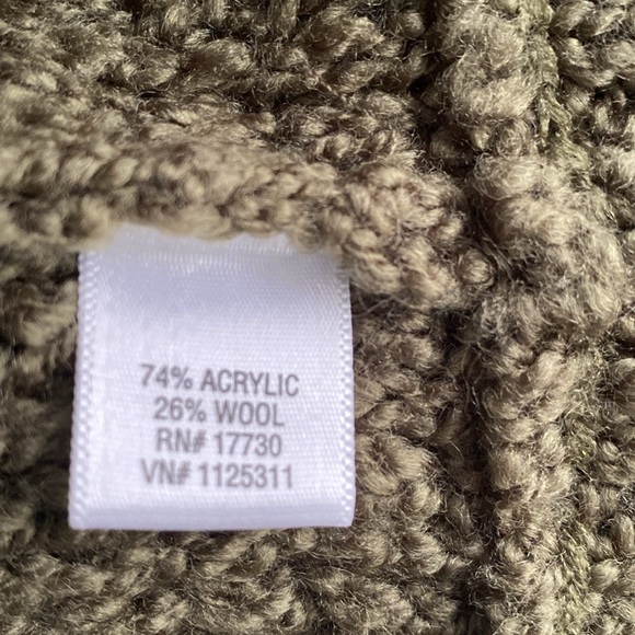 Xhiliration forest green button up collar sweater - Picture 5 of 5